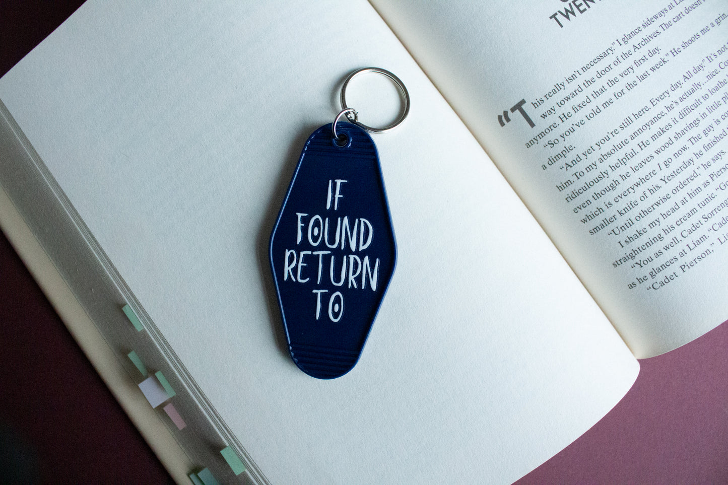 If Found Return To The Werewolf Pack Motel Keyring