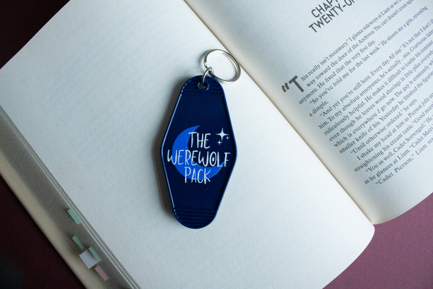 If Found Return To The Werewolf Pack Motel Keyring
