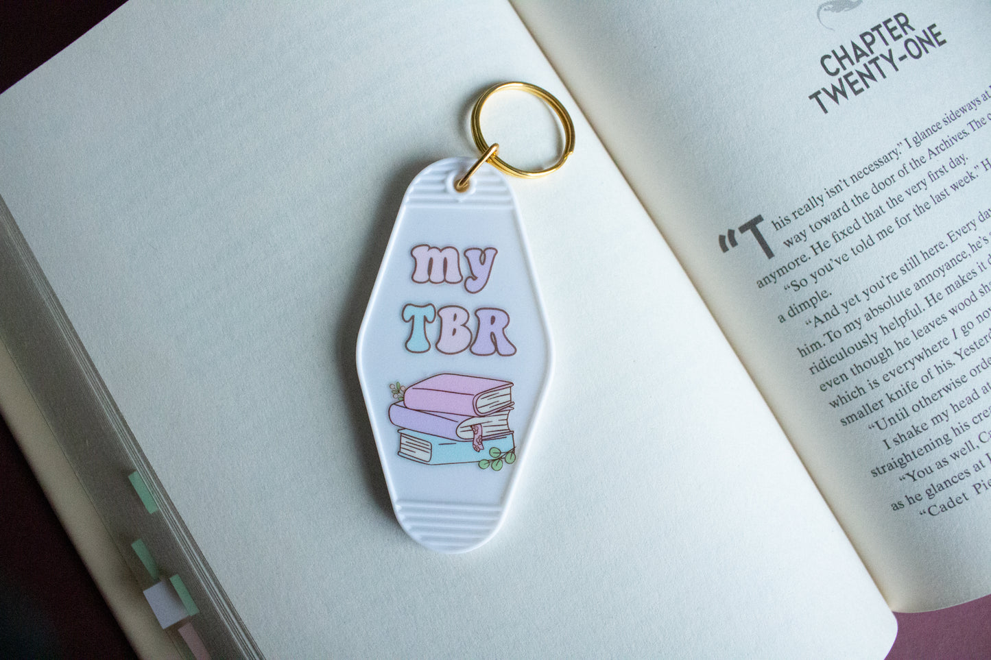 If Found Return To My TBR Motel Keyring