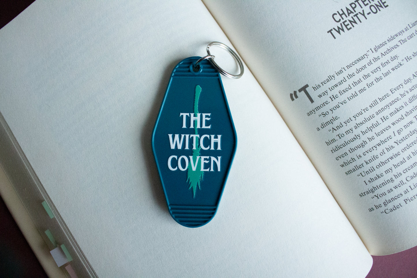 If Found Return To The Witch Coven Motel Keyring
