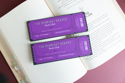 Midnight Reader Bookmark