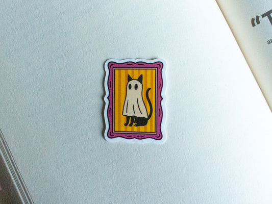 Ghost Cat Sticker