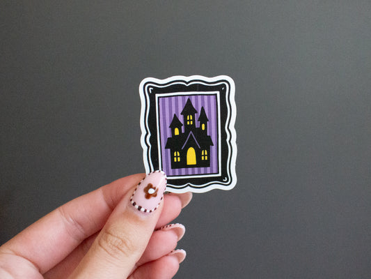 Haunted House Sticker