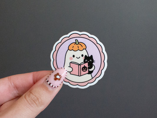 Reading Ghost Sticker
