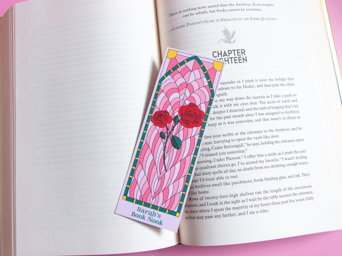 Stained Glass Window Bookmark