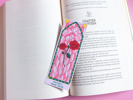 Stained Glass Window Bookmark
