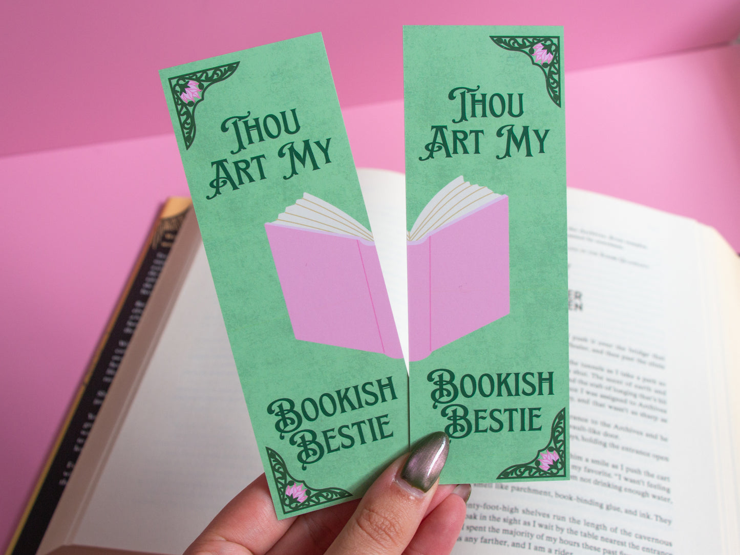 Thou Art My Bookish Bestie Bookmark Set