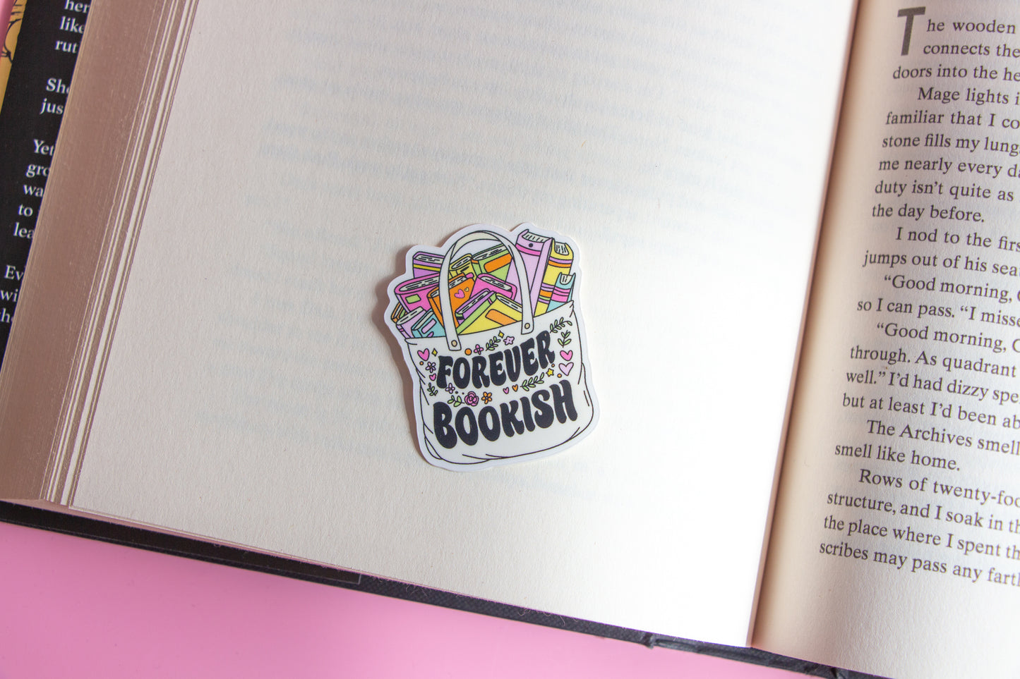 Forever Bookish Sticker