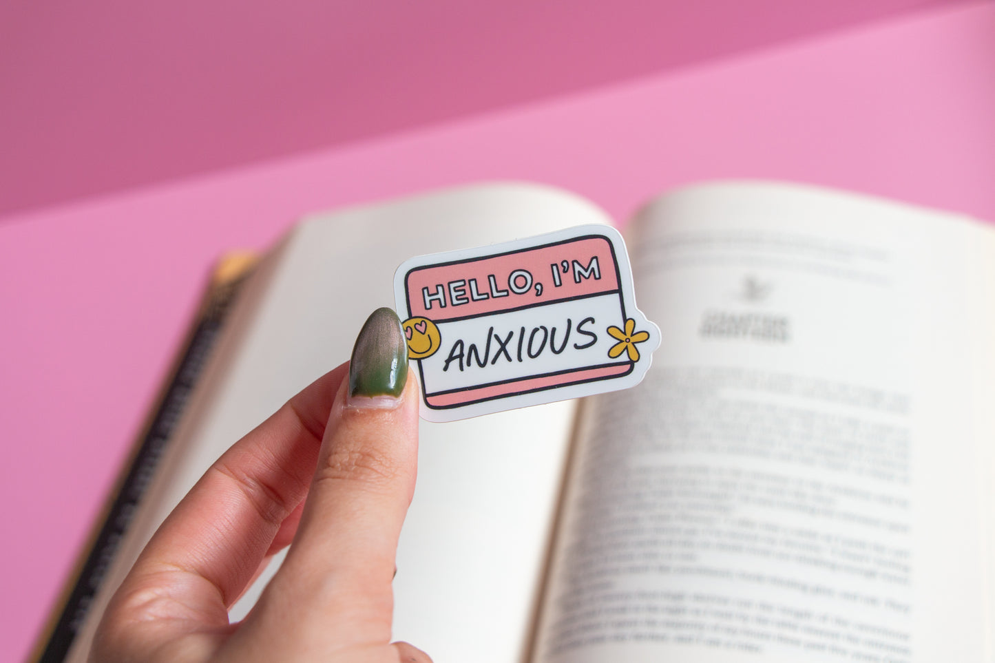 Hello I’m Anxious Sticker