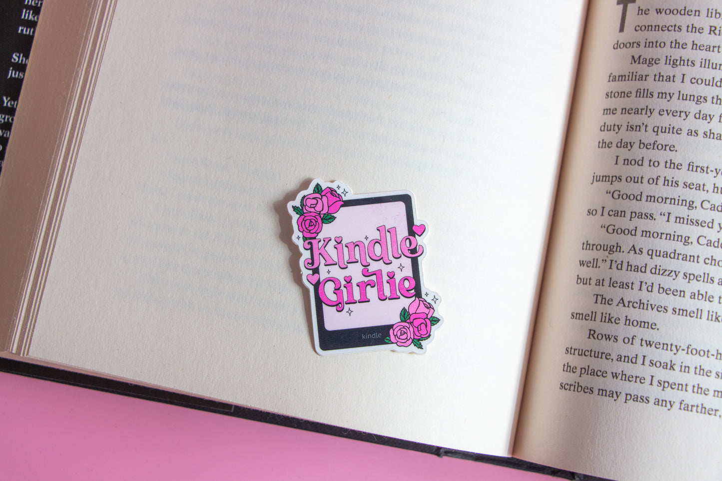Kindle Girlie Sticker