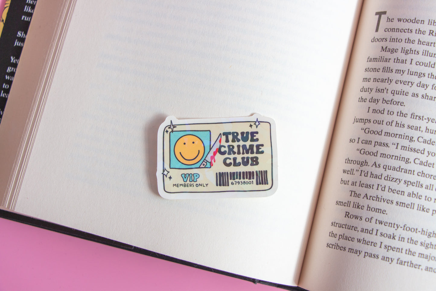 True Crime Club Sticker