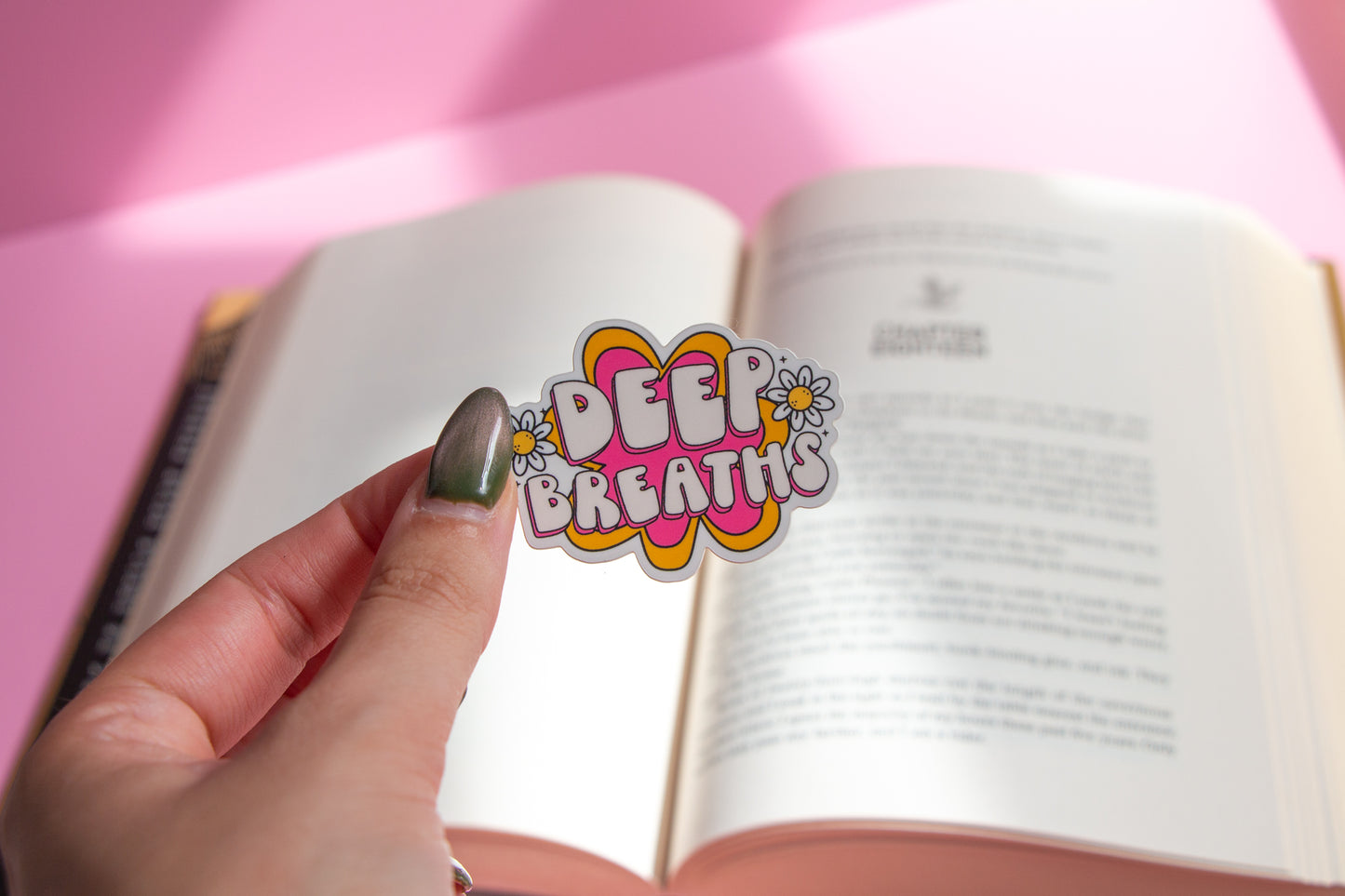 Deep Breaths Sticker