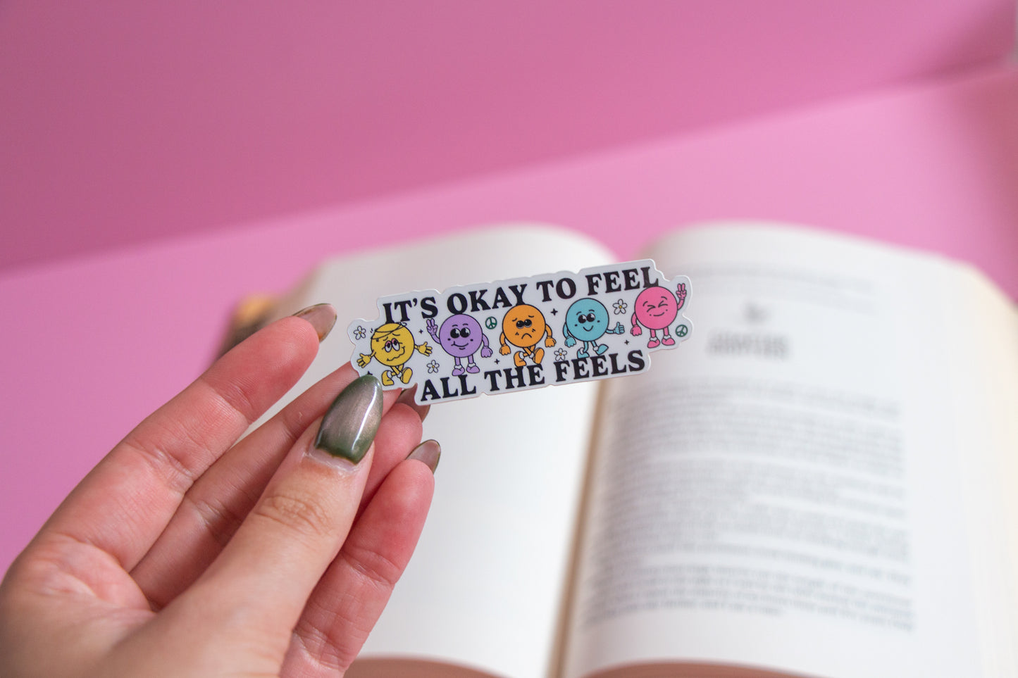 Feel All The Feels Sticker