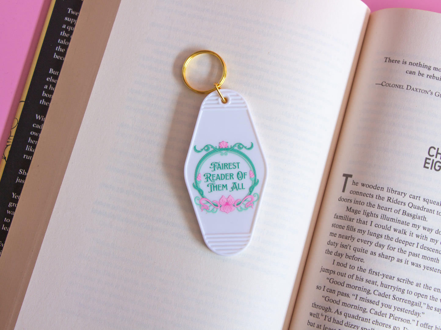 Fairest Reader Of Them All Keyring