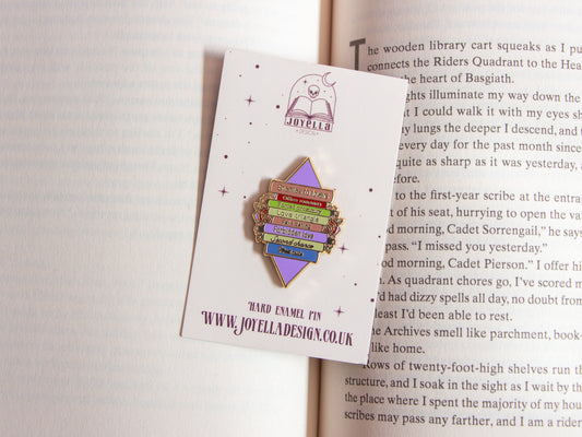 Romance Reader Metal Pin