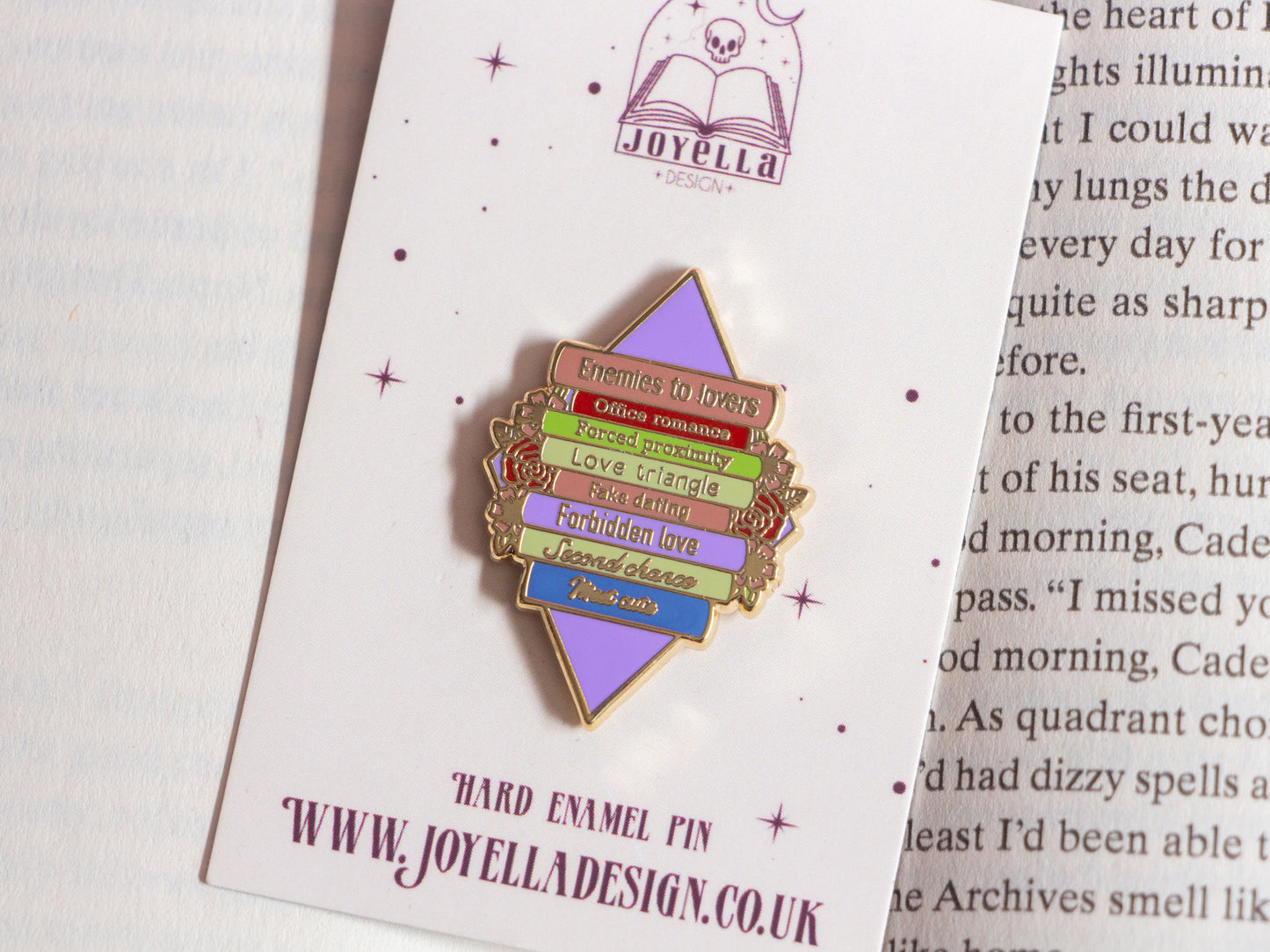 Romance Reader Metal Pin