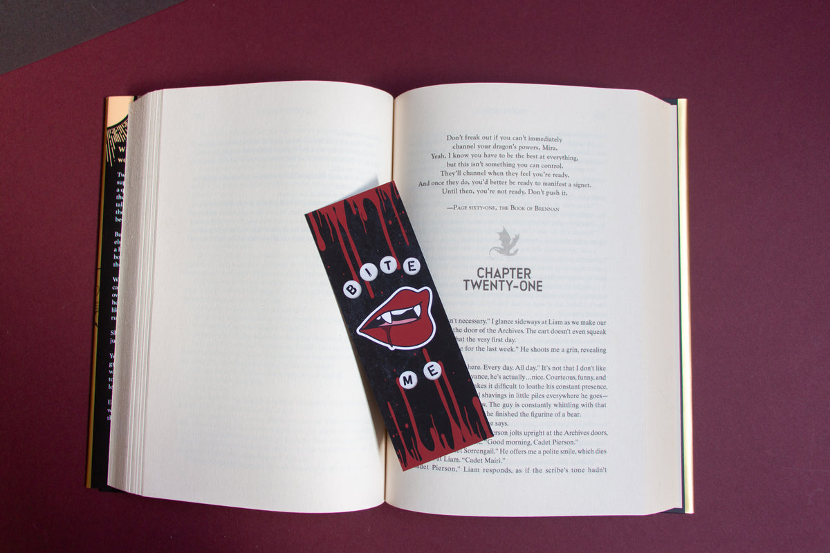 Bite Me Vampire Bookmark