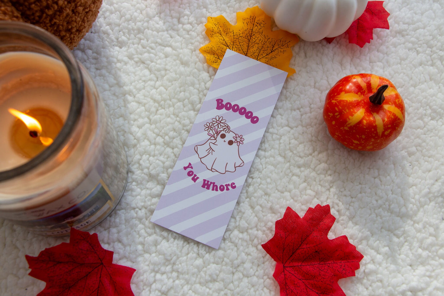 Halloween Bookmark, Ghost Bookmark, Book Lover Gift, Halloween Ghost, Cute Bookmark, Spooky Season