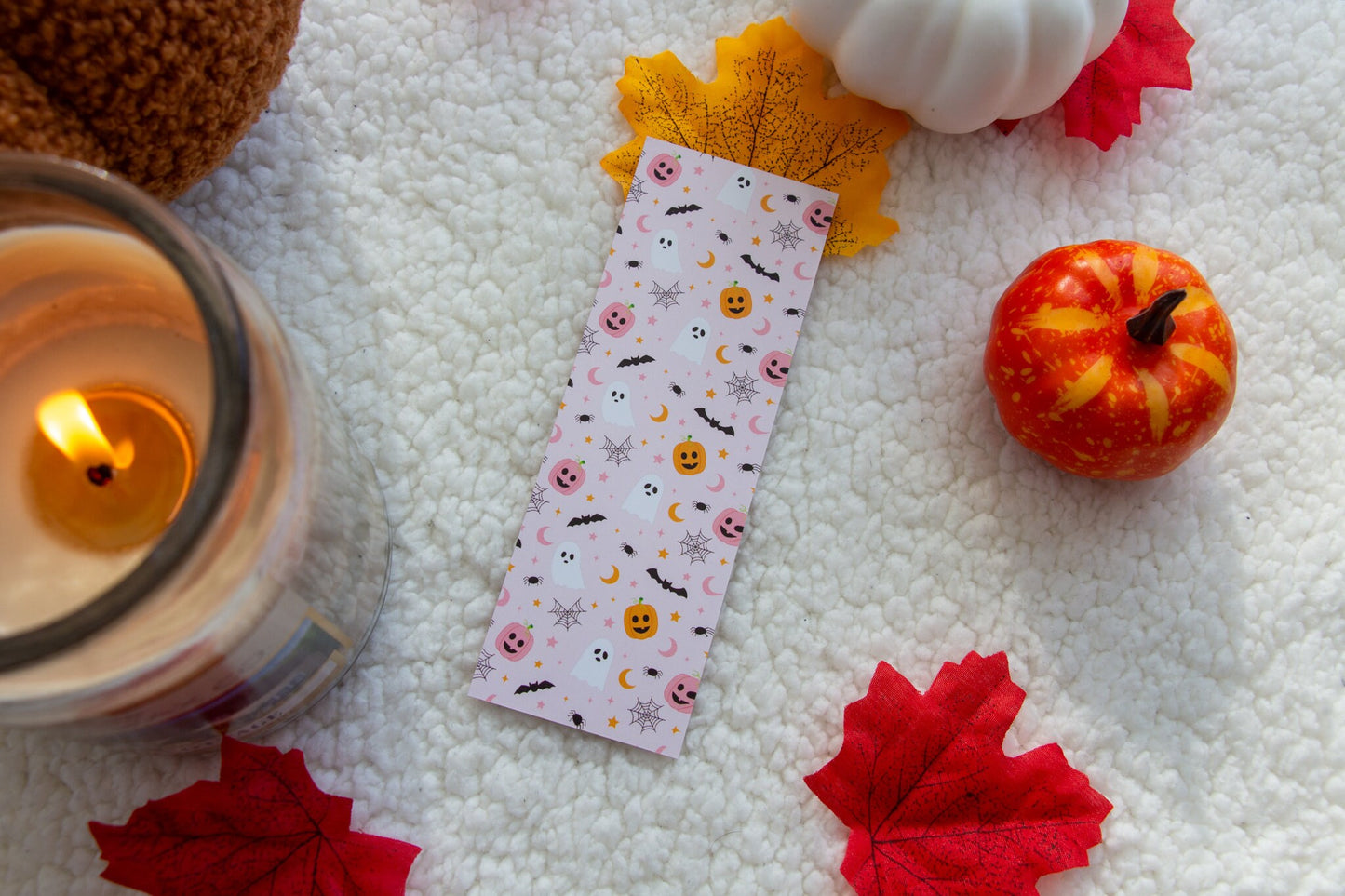 Halloween Bookmark, Ghost Bookmark, Book Lover Gift, Halloween Ghost, Cute Bookmark, Spooky Season