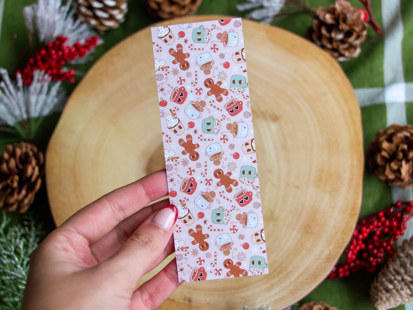 Christmas Bookmark, Reading Bookmark, Book Lover Gift, Book Gift, Cute Bookmark, Christmas Gift, Christmas Book Gift