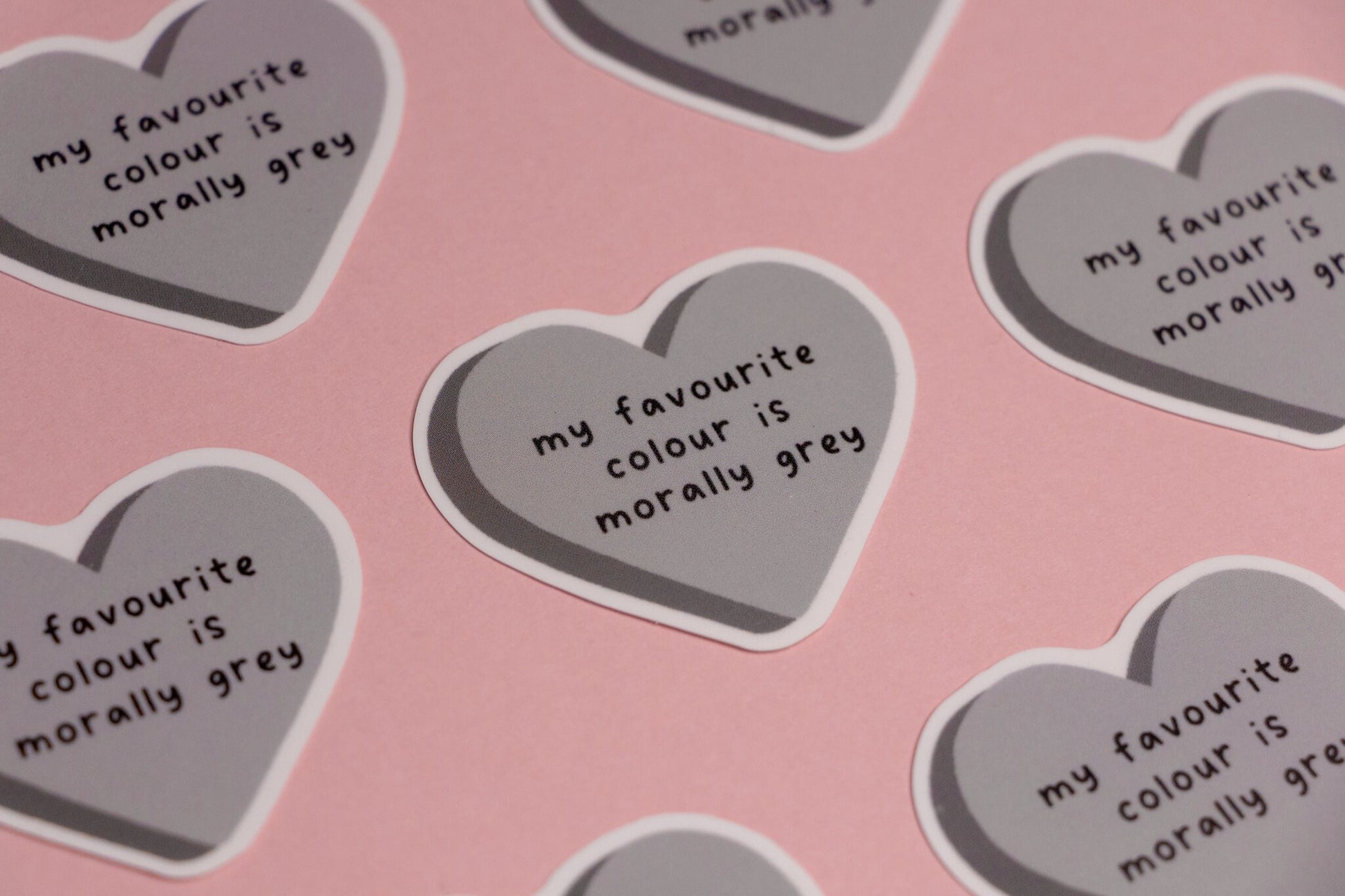 My Favourite Colour Is Morally Grey Sticker, Villain Sticker, Book Merch, Book Inspired, Book Lover Gift, Valentine's Day Gift