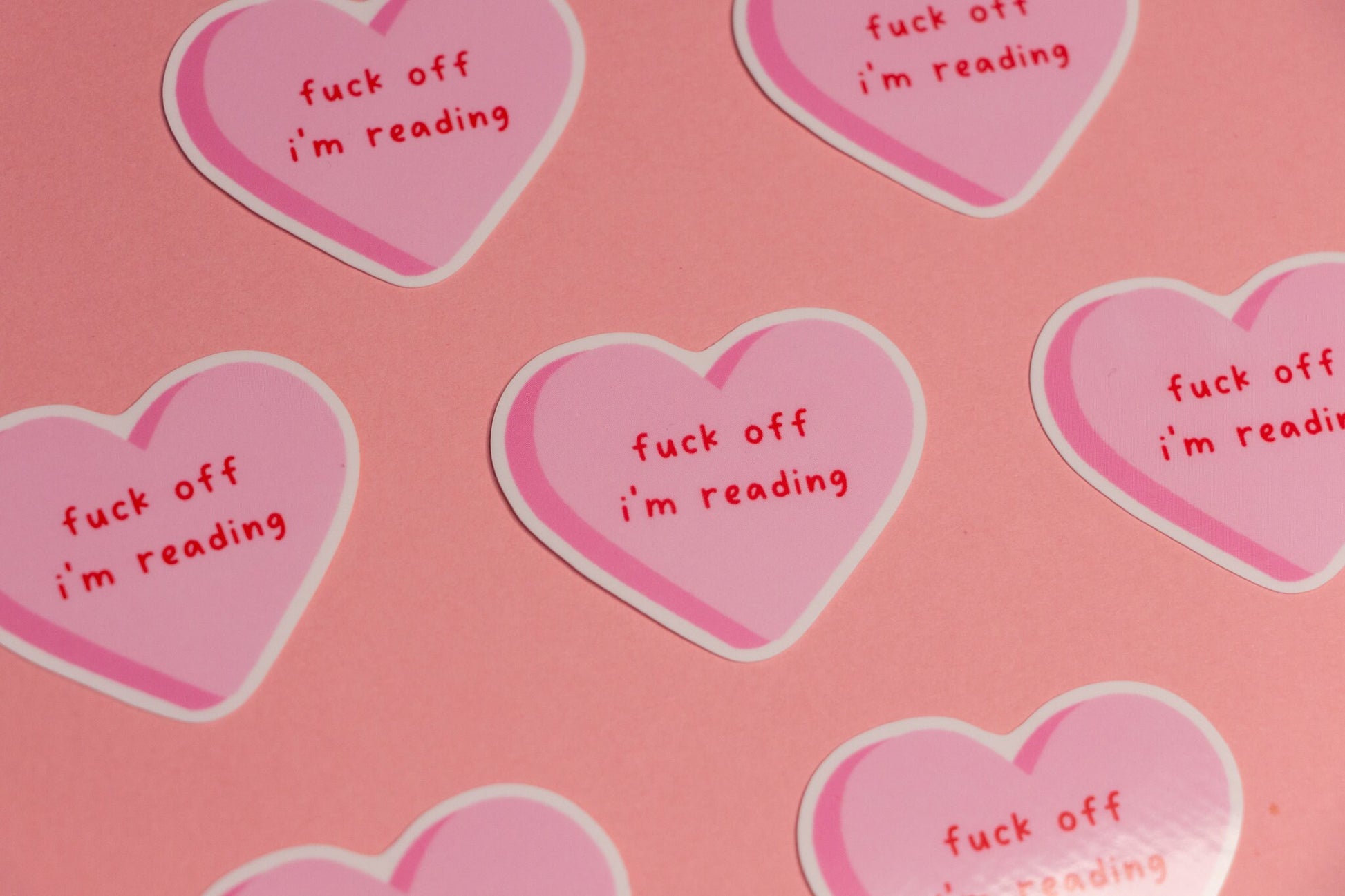 Fuck Off I'm Reading Sticker, Waterproof Sticker, Cute Kindle Sticker, Gift for Book Lover, Bookish Gift