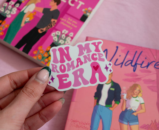 In My Romance Era Sticker, Book Sticker, Waterproof Sticker, Vinyl Sticker, Kindle Sticker, Book Lover Gift