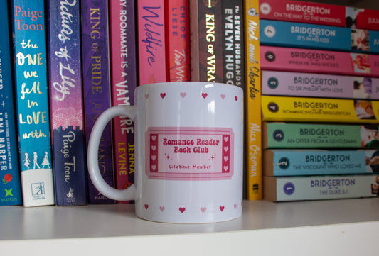 Romance Reader Book Club Mug, Bookish Mug, Book Lovers Gift, Romance Book Reader, Gifts for Readers, Booktok Merch