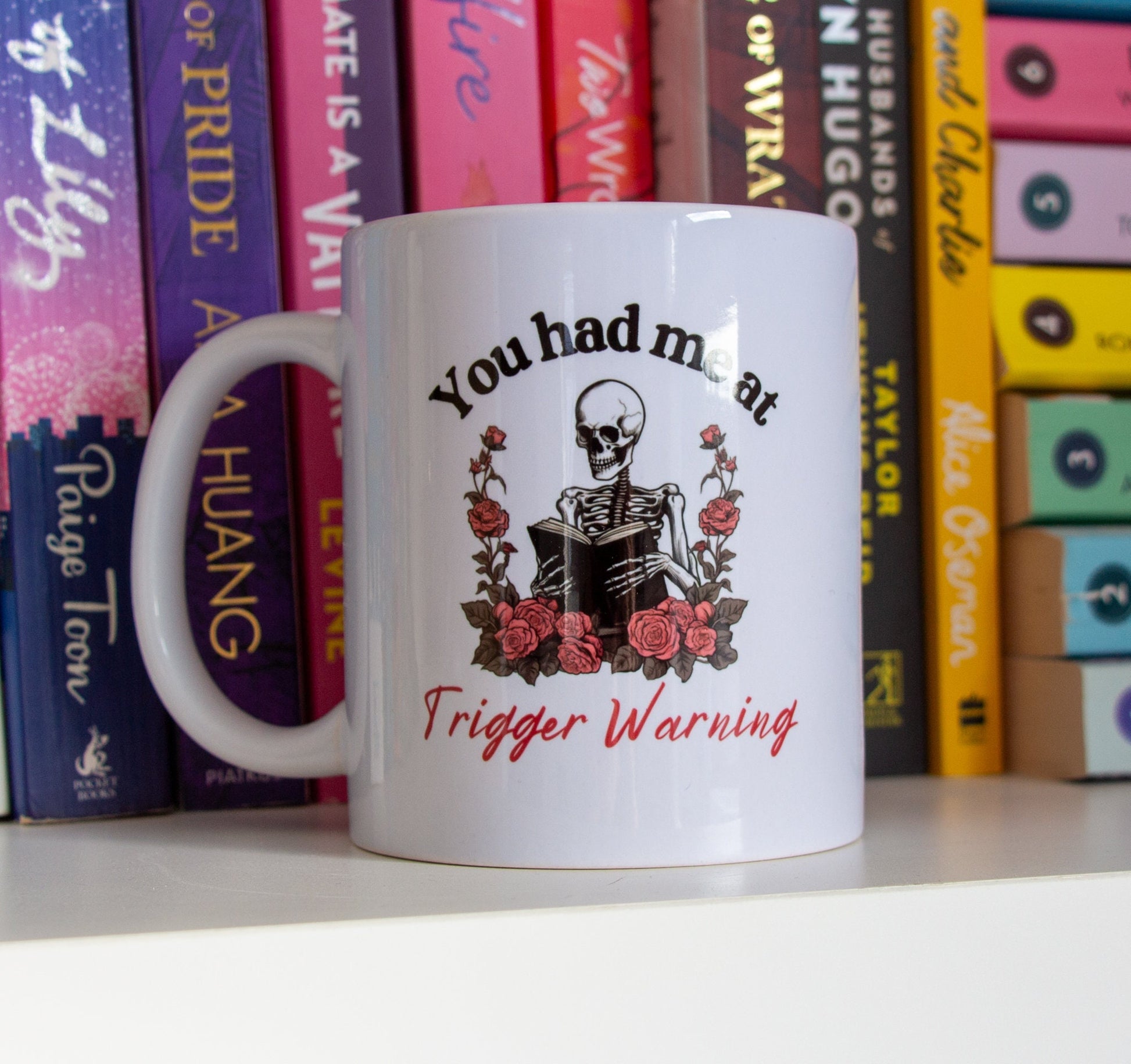 You Had Me At Trigger Warning Mug, Bookish Mug, Book Lovers Gift, Dark Romance Book Reader, Gifts for Readers, Booktok Merch