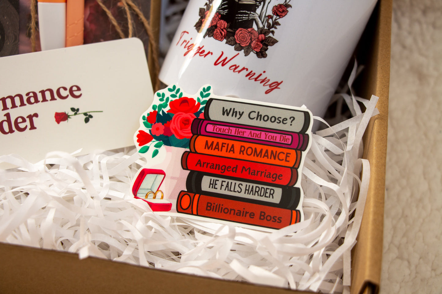 Dark Romance Blind Date With a Book Boxes, Mystery Book, Book Gift, Reader Gift, Suprise Book, Dark Romance Reader